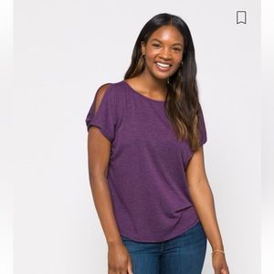 Romey Cold Shoulder Knit Top